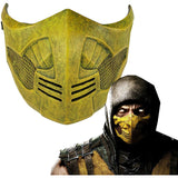 Mortal Kombat Game Mask, Jade/Sub-Zero/Kabal/Saibot/Scorpion/Smoke Resin Mask For Halloween Costume Accessory