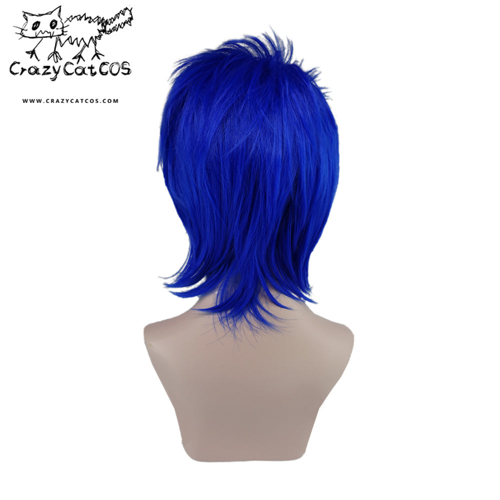 CrazyCatCos Levy Mcgarden Cosplay Wig Blue Hair Fairy Tail Halloween Costume Wig