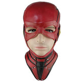 Flash Barry Allen mask Halloween mask Emulsion Cosplay Helmet Headgear Red
