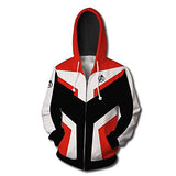 New Avengers Endgame Quantum Battle Suit Hoodies Superhero Halloween America Cosplay Jacket Costume