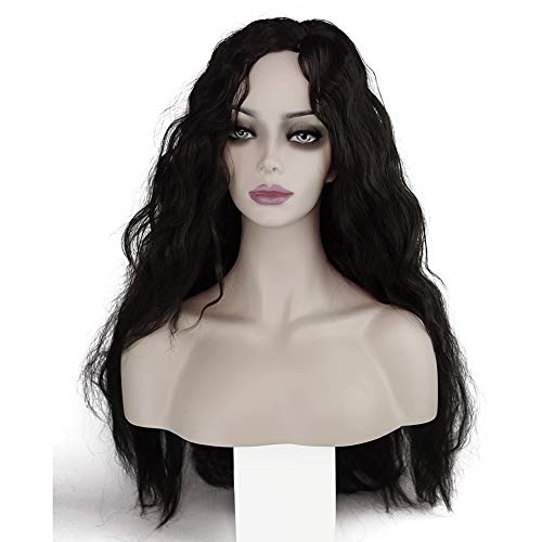 Hela Cosplay Wig Long Wavy Dark Hair Thor's Sister Halloween Costume Wig Brand Name Brown
