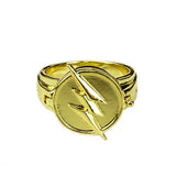 Reverse Flash Ring Gloden Alloy Cosplay Accessorie Props