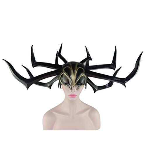 Thor Hela mask Halloween mask PVC Cosplay Helmet Headgear