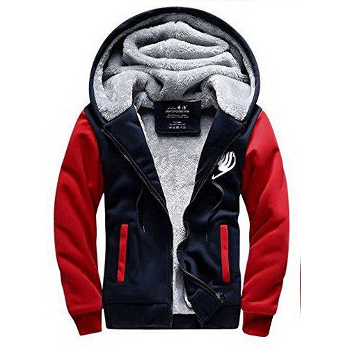 Fairy Tail Hoodie Fleece Lined cotton hoodie with plush