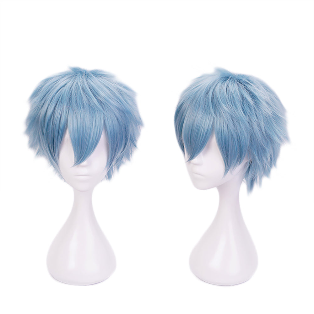 My Hero Academia Tomura Shigaraki Cosplay wigs blue Hair Costume wigs