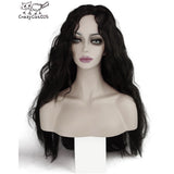 CrazyCatCos Hela Cosplay Wig Long Wavy Dark Hair Thor's Sister Halloween Costume Wig Brand Name Brown