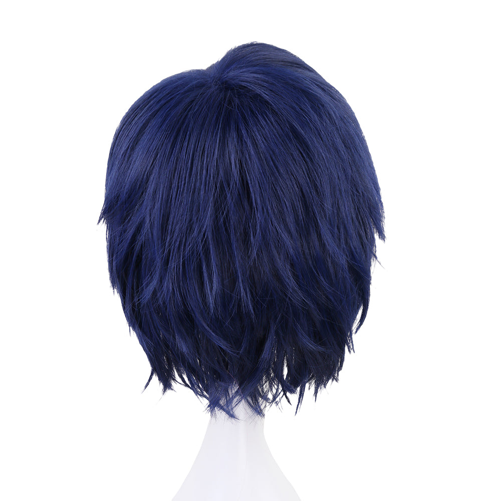 My Hero Academia Tenya Lida Cosplay Wigs Blue Hair Costume Accessory