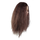 Moana Waialiki Cosplay Wig Brown Color Long Curly Permed Hair Cosplay and Halloween Wig