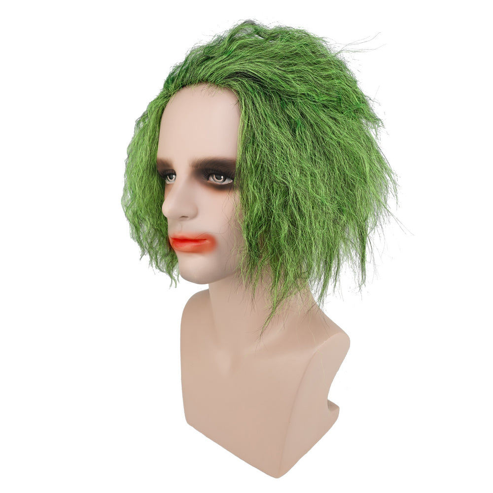 CrazyCatCos Batman Clown Wig The Joker Green Cosplay Wig Halloween Costume Wig