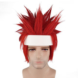 CrazyCatCos Kirishima Eijirou Wig Red Cosplay Wig Halloween Costume Wig