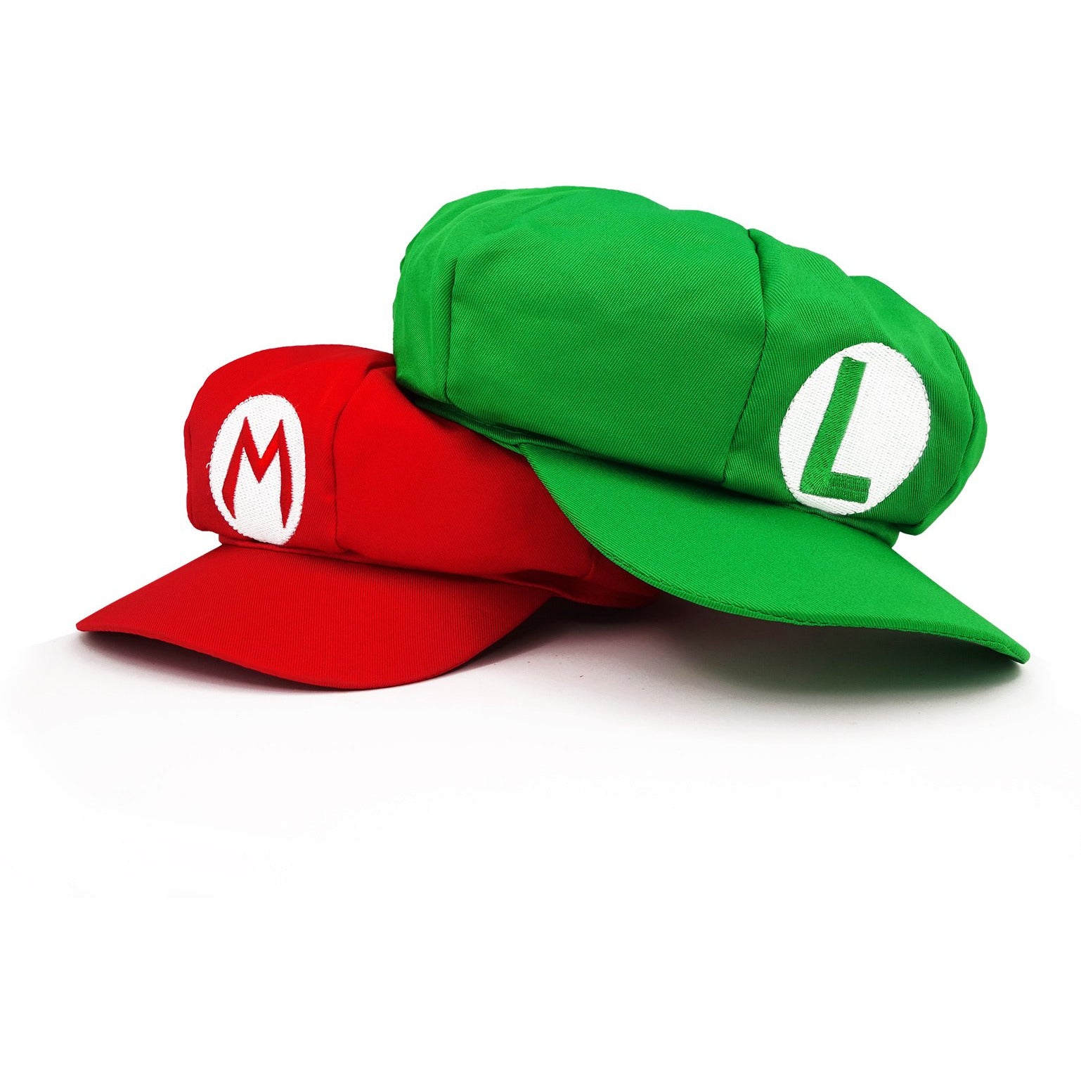 CrazyCatCos Mario Bros Hat &Luigi Cap Anime Adult Unisex Cosplay Cap (Mario)