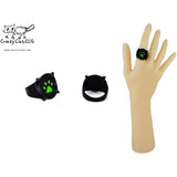 CrazyCatCos Cat Noir Black Ring Size12 Ladybug and Cat Noir Cosplay Accessories Zinc Alloy