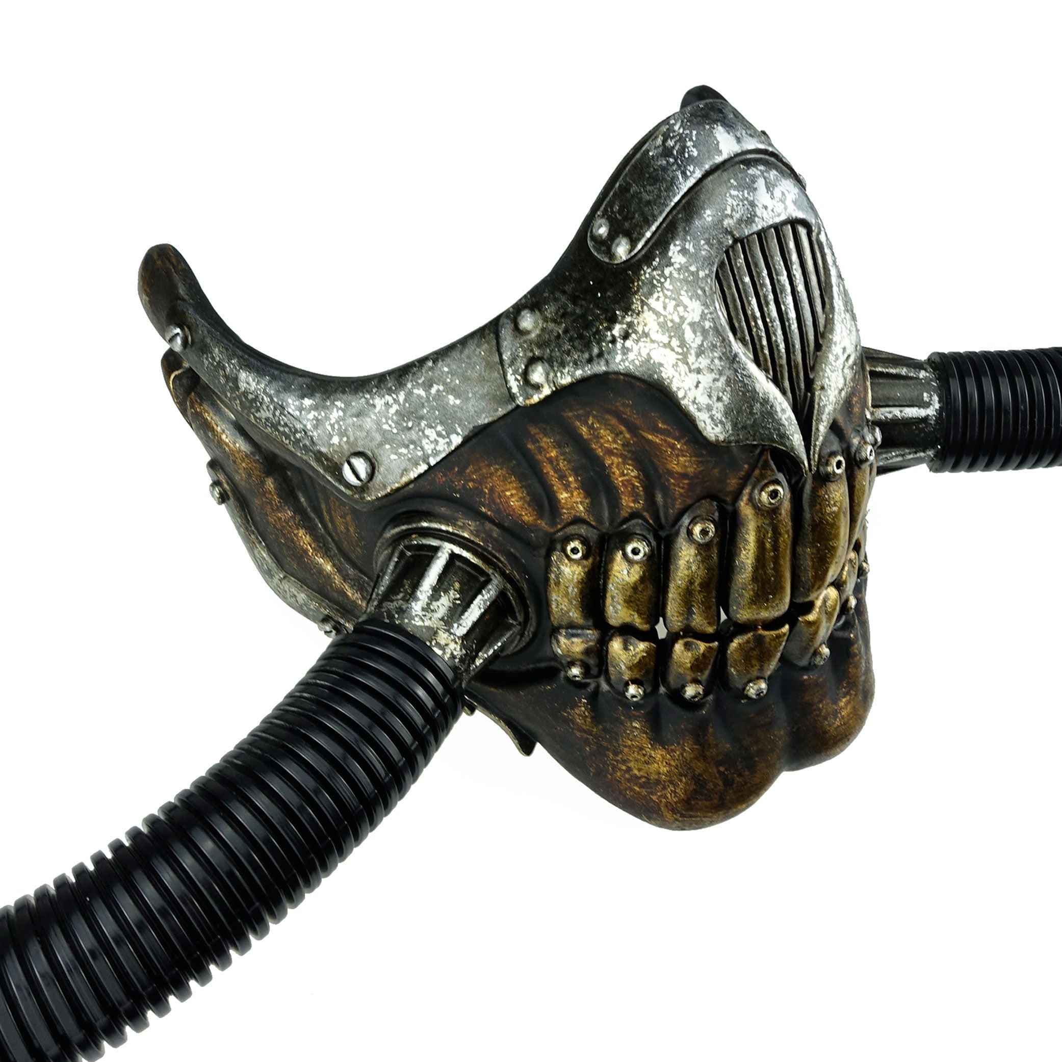 Mad Max Mask with Tube Half Face Mask Latest Adult Halloween Cosplay Costume Accessory Prop